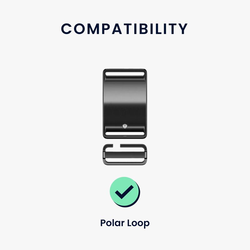 Laptop, Telefoane si Tablete - Wearables si gadgeturi - Wearables - Accesorii wearables - Curea pentru smartwatch Kwmobile pentru Polar Loop, curea reglabila, nailon, verde - Infinity.ro
