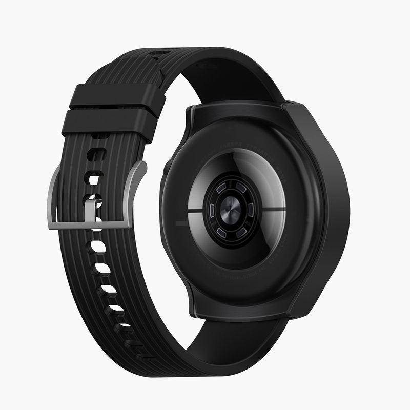 Laptop, Telefoane si Tablete - Wearables si gadgeturi - Wearables - Accesorii wearables - Set 2 huse pentru smartwatch Kwmobile pentru Huawei Watch 5 46 mm, protectie la zgarieturi, plastic, negru, argintiu - Infinity.ro