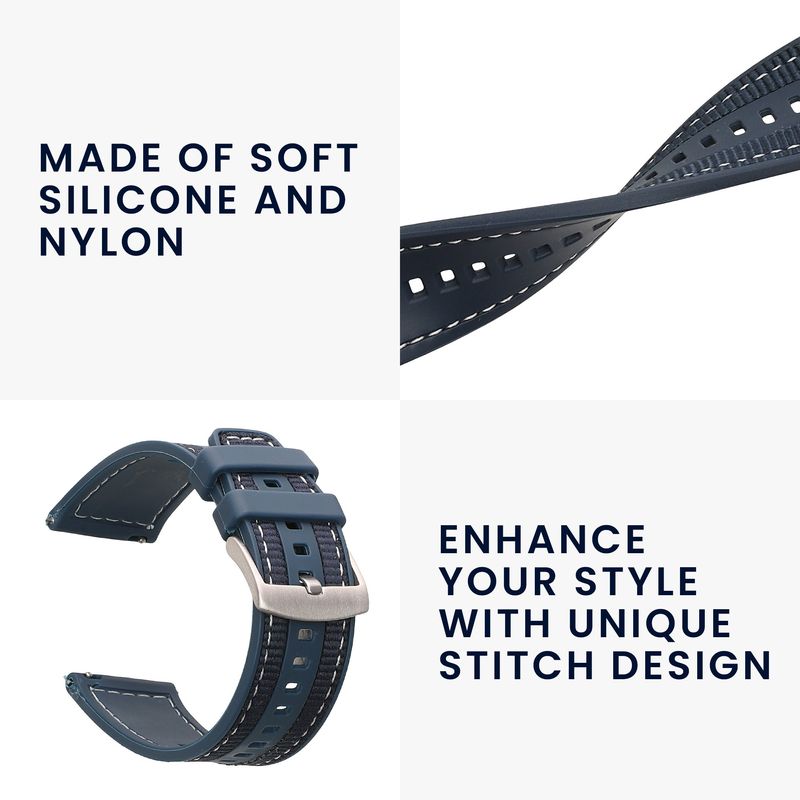 Laptop, Telefoane si Tablete - Wearables si gadgeturi - Wearables - Accesorii wearables - Curea pentru smartwatch Kwmobile pentru Xiaomi Mi Watch Color Sport, S1 Active, curea reglabila, silicon, albastru - Infinity.ro