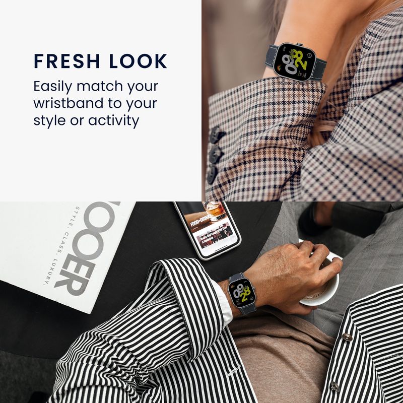 Laptop, Telefoane si Tablete - Wearables si gadgeturi - Wearables - Accesorii wearables - Curea pentru smartwatch Kwmobile pentru Xiaomi Mi Watch Color Sport, S1 Active, curea reglabila, silicon, albastru - Infinity.ro