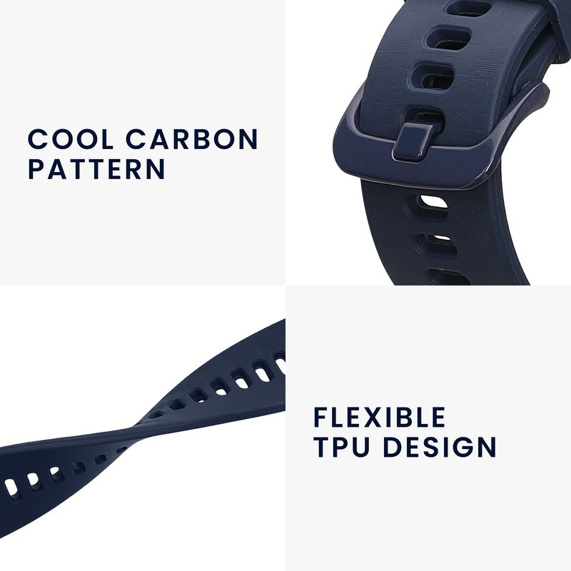Laptop, Telefoane si Tablete - Wearables si gadgeturi - Wearables - Accesorii wearables - Curea pentru smartwatch Kwmobile pentru Coros PACE 2, APEX (42 mm), curea reglabila, silicon, albastru - Infinity.ro