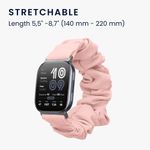 Laptop, Telefoane si Tablete - Wearables si gadgeturi - Wearables - Accesorii wearables - Curea pentru smartwatch Kwmobile pentru Amazfit Bip 6, material flexibil, bumbac, roz - Infinity.ro