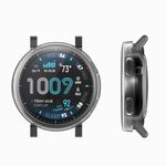 Laptop, Telefoane si Tablete - Wearables si gadgeturi - Wearables - Accesorii wearables - Set 2 huse smartwatch Kwmobile pentru Amazfit Active Max A2557, antizgarieturi, flexibil, silicon, argintiu, transparent - Infinity.ro