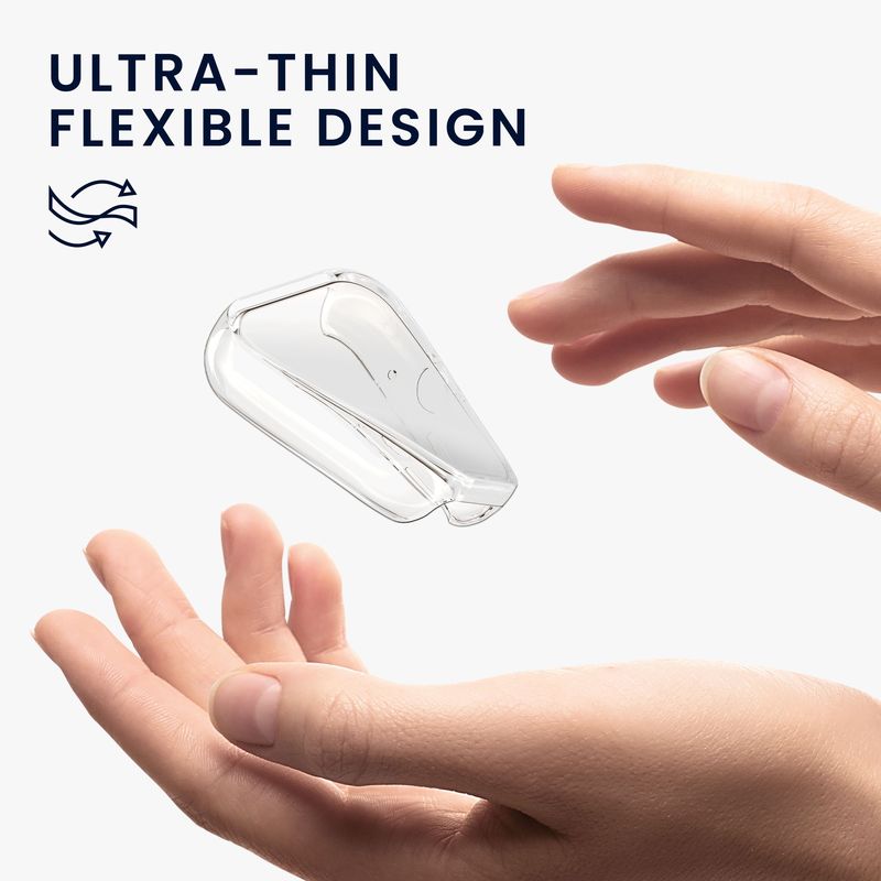 Laptop, Telefoane si Tablete - Wearables si gadgeturi - Wearables - Accesorii wearables - Set 2 huse smartwatch Kwmobile pentru Xiaomi Redmi Watch 4, antizgarieturi, flexibil, silicon, transparent, auriu - Infinity.ro