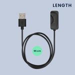 Laptop, Telefoane si Tablete - Wearables si gadgeturi - Wearables - Accesorii wearables - Cablu alimentare Kwmobile pentru OnePlus Watch 2, Watch 3, incarcare, plastic, negru - Infinity.ro