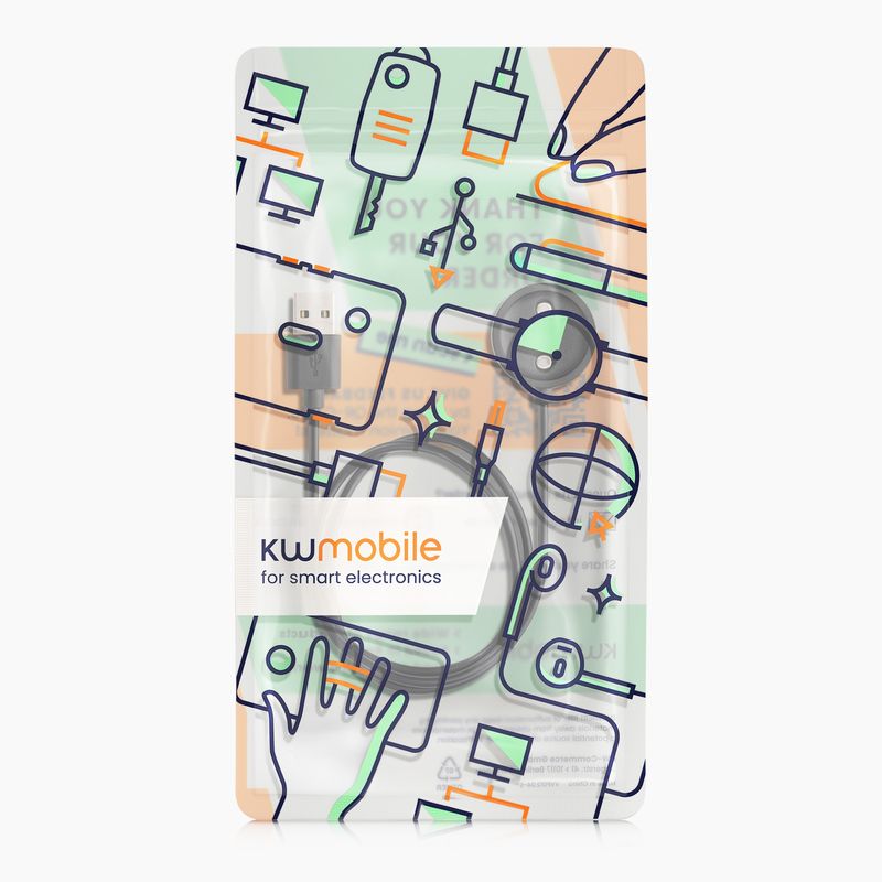 Laptop, Telefoane si Tablete - Wearables si gadgeturi - Wearables - Accesorii wearables - Cablu alimentare Kwmobile pentru OnePlus Watch 2, Watch 3, incarcare, plastic, negru - Infinity.ro