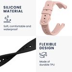 Laptop, Telefoane si Tablete - Wearables si gadgeturi - Wearables - Accesorii wearables - Set 2 curele pentru smartwatch Kwmobile pentru Garmin Lily Sport, curea reglabila, silicon, multicolor - Infinity.ro
