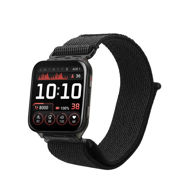 Laptop, Telefoane si Tablete - Wearables si gadgeturi - Wearables - Accesorii wearables - Curea pentru smartwatch Kwmobile pentru Garmin Venu X1, curea reglabila, nailon, negru - Infinity.ro