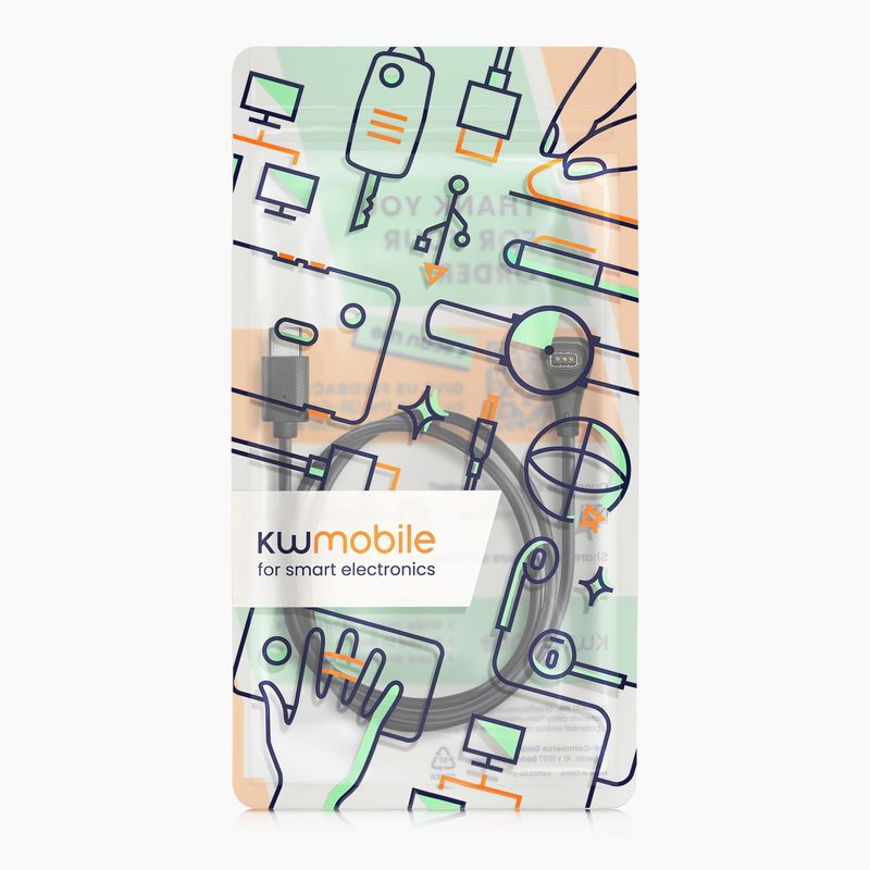 Laptop, Telefoane si Tablete - Wearables si gadgeturi - Wearables - Accesorii wearables - Cablu alimentare Kwmobile pentru Coros PACE Pro, PACE 4, APEX 4, NOMAD, incarcare, plastic, negru - Infinity.ro