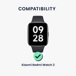 Laptop, Telefoane si Tablete - Wearables si gadgeturi - Wearables - Accesorii wearables - Set 4 adaptoare Kwmobile pentru Xiaomi Redmi Watch 3, montare rapida, otel inoxidabil, argintiu - Infinity.ro