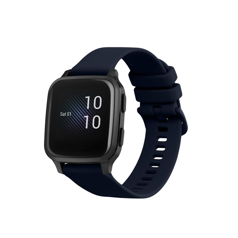 Laptop, Telefoane si Tablete - Wearables si gadgeturi - Wearables - Accesorii wearables - Curea pentru smartwatch Kwmobile pentru Garmin Venu Sq Music, Sq, curea reglabila, silicon, albastru - Infinity.ro