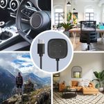 Laptop, Telefoane si Tablete - Wearables si gadgeturi - Wearables - Accesorii wearables - Cablu alimentare Kwmobile pentru Fitbit Versa 4, Sense 2, Versa 3, Sense, incarcare, plastic, negru - Infinity.ro
