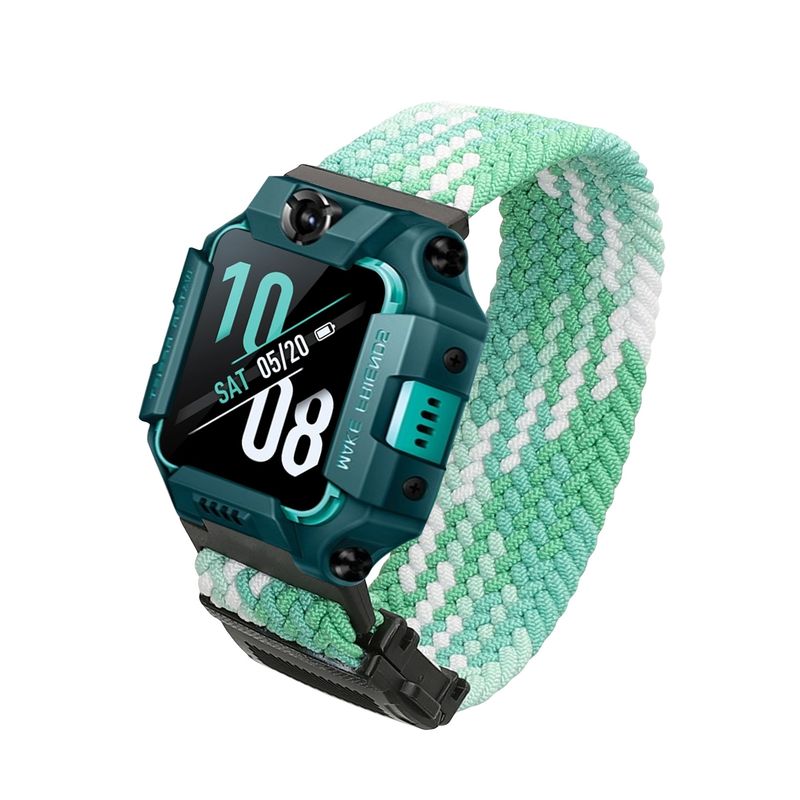 Laptop, Telefoane si Tablete - Wearables si gadgeturi - Wearables - Accesorii wearables - Curea Kwmobile pentru imoo Watch Phone Z1, Watch Phone Z7, Watch Phone Z6, inchidere magnetica, reglabila, nailon, verde - Infinity.ro