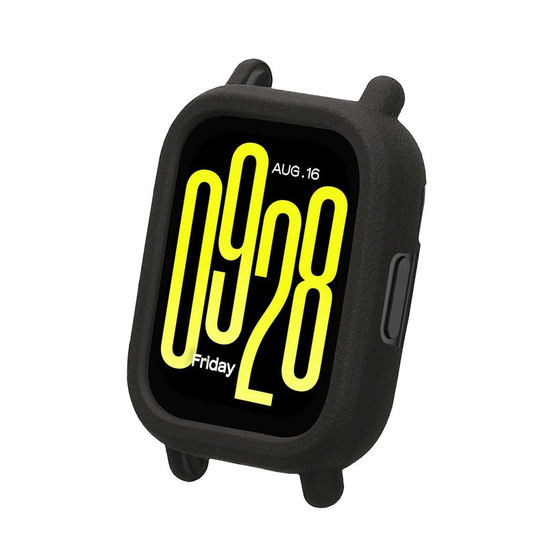 Laptop, Telefoane si Tablete - Wearables si gadgeturi - Wearables - Accesorii wearables - Husa smartwatch Kwmobile pentru Xiaomi Redmi Watch 5 Active, protectie la socuri, TPU, negru - Infinity.ro