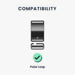 Laptop, Telefoane si Tablete - Wearables si gadgeturi - Wearables - Accesorii wearables - Curea pentru smartwatch Kwmobile pentru Polar Loop, curea reglabila, nailon, albastru - Infinity.ro