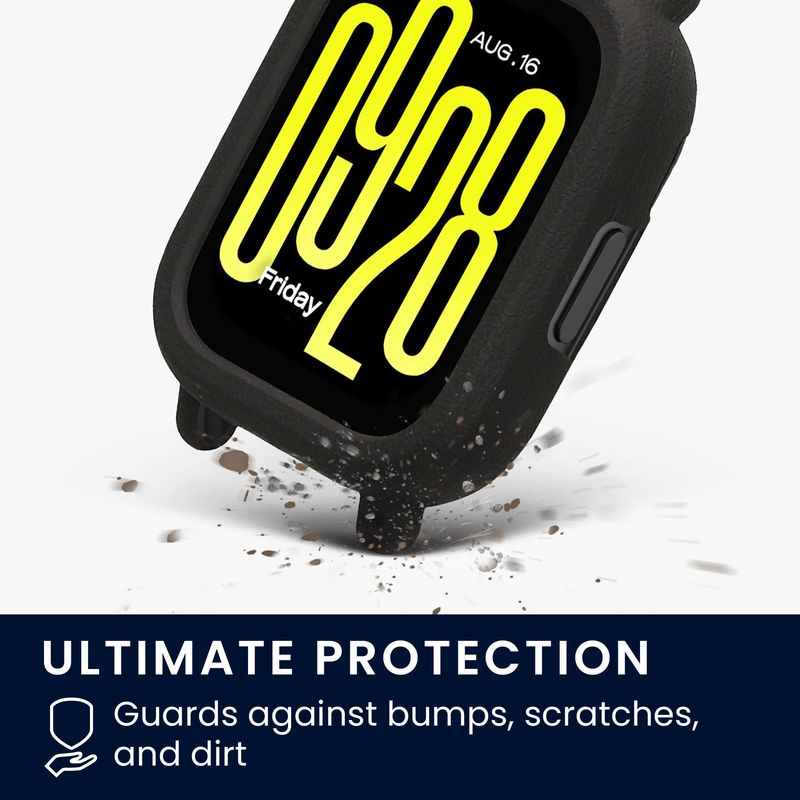 Laptop, Telefoane si Tablete - Wearables si gadgeturi - Wearables - Accesorii wearables - Husa smartwatch Kwmobile pentru Xiaomi Redmi Watch 5 Active, protectie la socuri, TPU, negru - Infinity.ro