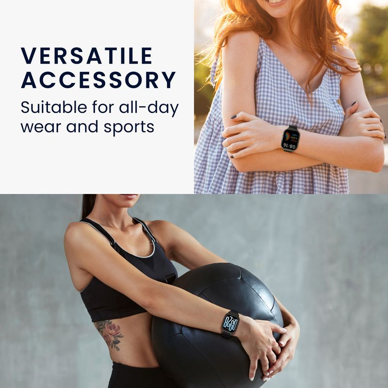 Laptop, Telefoane si Tablete - Wearables si gadgeturi - Wearables - Accesorii wearables - Husa smartwatch Kwmobile pentru Xiaomi Redmi Watch 5 Active, protectie la socuri, TPU, negru - Infinity.ro