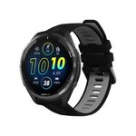 Laptop, Telefoane si Tablete - Wearables si gadgeturi - Wearables - Accesorii wearables - Curea pentru smartwatch Kwmobile pentru Garmin Forerunner 965, 955, 945, 745, curea reglabila, silicon, negru, gri - Infinity.ro