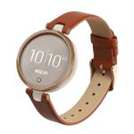 Laptop, Telefoane si Tablete - Wearables si gadgeturi - Wearables - Accesorii wearables - Curea pentru smartwatch Kwmobile pentru Garmin Lily Sport, curea reglabila, piele naturala, maro - Infinity.ro
