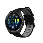 Laptop, Telefoane si Tablete - Wearables si gadgeturi - Wearables - Accesorii wearables - Curea pentru smartwatch Kwmobile pentru Garmin Forerunner 965, 955, 945, 745, curea reglabila, silicon, negru, gri - Infinity.ro