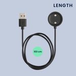 Laptop, Telefoane si Tablete - Wearables si gadgeturi - Wearables - Accesorii wearables - Cablu alimentare Kwmobile pentru Suunto Vertical, Race S, Ocean, incarcare, plastic, negru - Infinity.ro