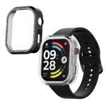 Laptop, Telefoane si Tablete - Wearables si gadgeturi - Wearables - Accesorii wearables - Set 2 rame pentru smartwatch Kwmobile pentru Xiaomi Redmi Watch 6, antizgarieturi, plastic, negru, transparent - Infinity.ro