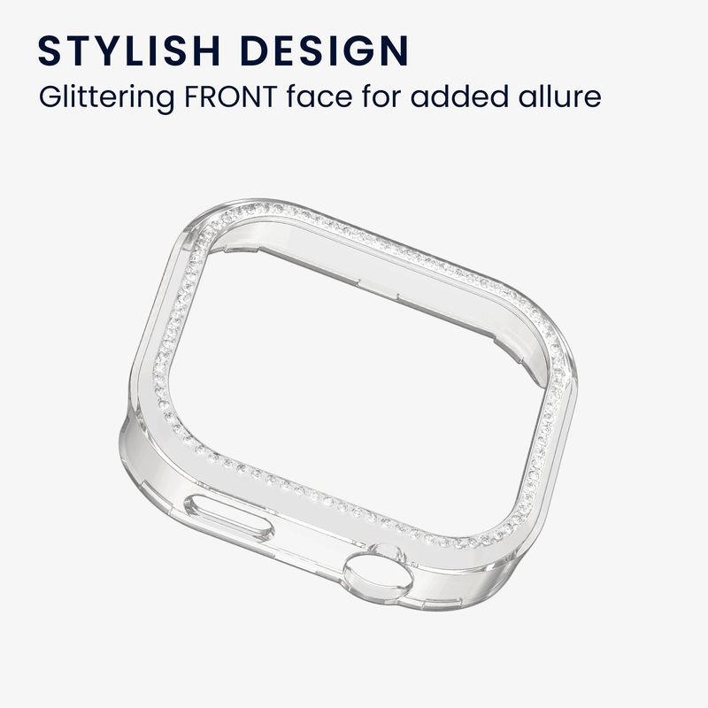 Laptop, Telefoane si Tablete - Wearables si gadgeturi - Wearables - Accesorii wearables - Set 2 rame pentru smartwatch Kwmobile pentru Xiaomi Redmi Watch 6, antizgarieturi, plastic, negru, transparent - Infinity.ro