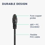 Laptop, Telefoane si Tablete - Wearables si gadgeturi - Wearables - Accesorii wearables - Cablu alimentare Kwmobile pentru Amazfit Falcon, incarcare, plastic, negru - Infinity.ro