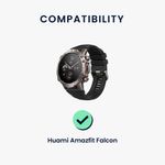 Laptop, Telefoane si Tablete - Wearables si gadgeturi - Wearables - Accesorii wearables - Cablu alimentare Kwmobile pentru Amazfit Falcon, incarcare, plastic, negru - Infinity.ro