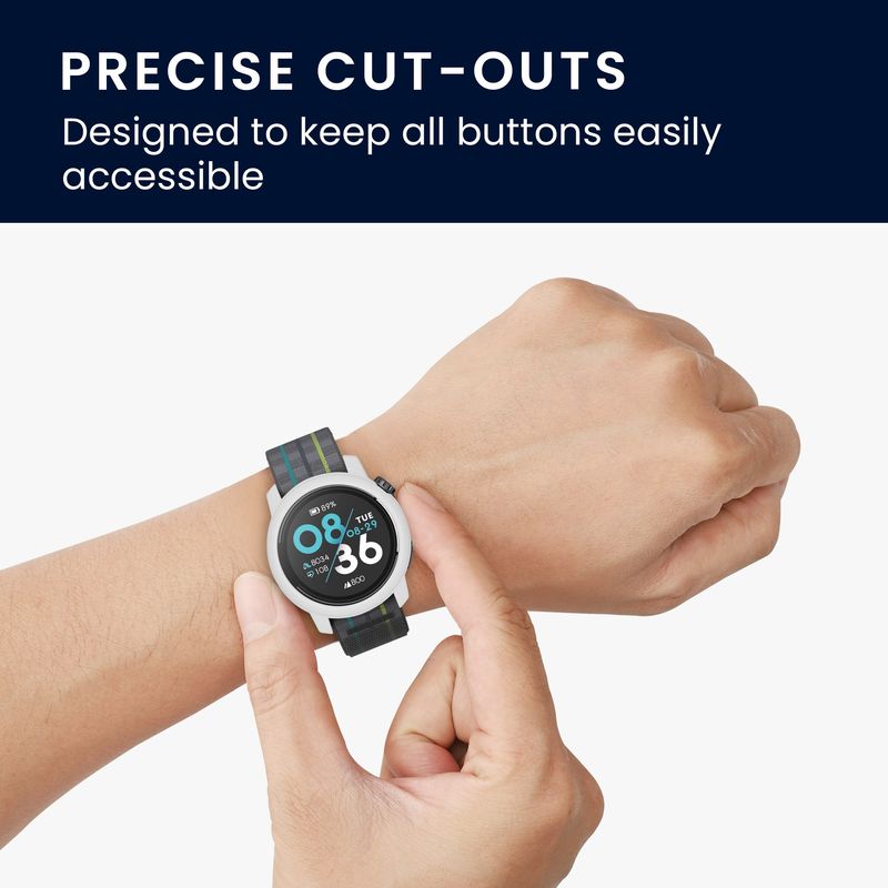 Laptop, Telefoane si Tablete - Wearables si gadgeturi - Wearables - Accesorii wearables - Husa smartwatch Kwmobile pentru Coros PACE 3, protectie la socuri, TPU, alb - Infinity.ro