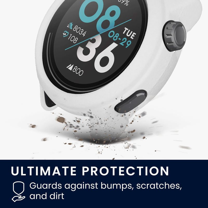 Laptop, Telefoane si Tablete - Wearables si gadgeturi - Wearables - Accesorii wearables - Husa smartwatch Kwmobile pentru Coros PACE 3, protectie la socuri, TPU, alb - Infinity.ro