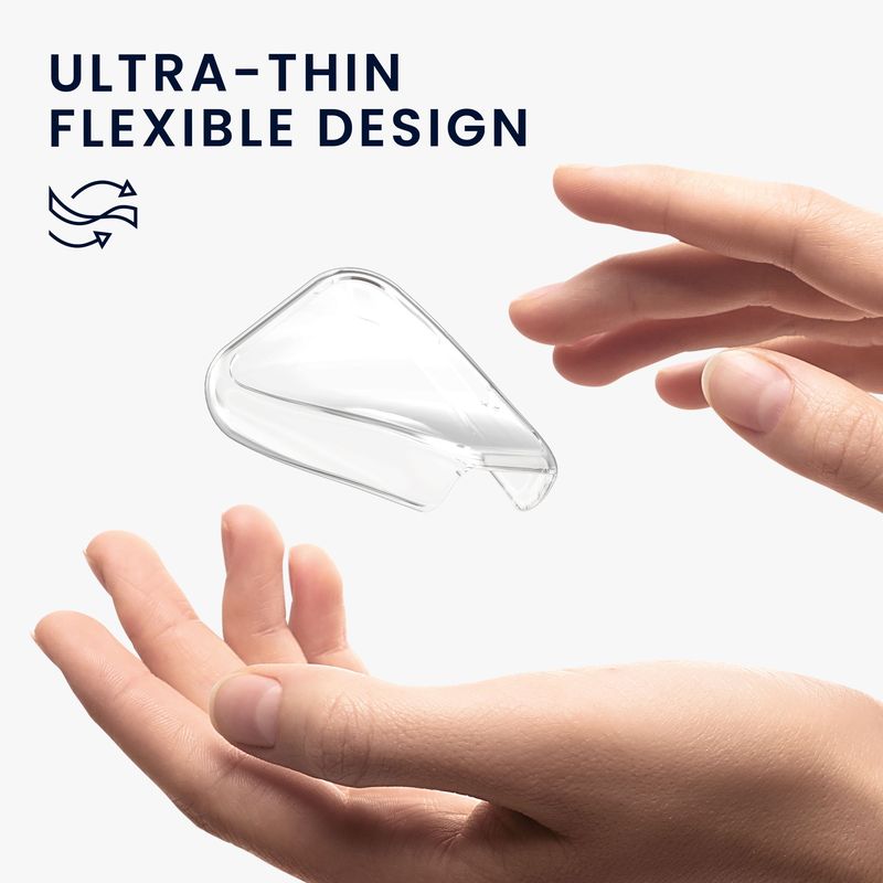 Laptop, Telefoane si Tablete - Wearables si gadgeturi - Wearables - Accesorii wearables - Set 2 huse smartwatch Kwmobile pentru Samsung Galaxy Fit 3, antizgarieturi, flexibil, silicon, transparent, auriu - Infinity.ro