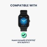Laptop, Telefoane si Tablete - Wearables si gadgeturi - Wearables - Accesorii wearables - Curea pentru smartwatch Kwmobile pentru Amazfit GTS, GTS 2, GTS 2e, GTS 3, inchidere magnetica, silicon, bej, portocaliu - Infinity.ro
