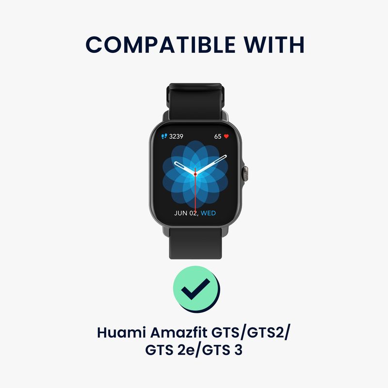 Laptop, Telefoane si Tablete - Wearables si gadgeturi - Wearables - Accesorii wearables - Curea pentru smartwatch Kwmobile pentru Amazfit GTS, GTS 2, GTS 2e, GTS 3, inchidere magnetica, silicon, bej, portocaliu - Infinity.ro