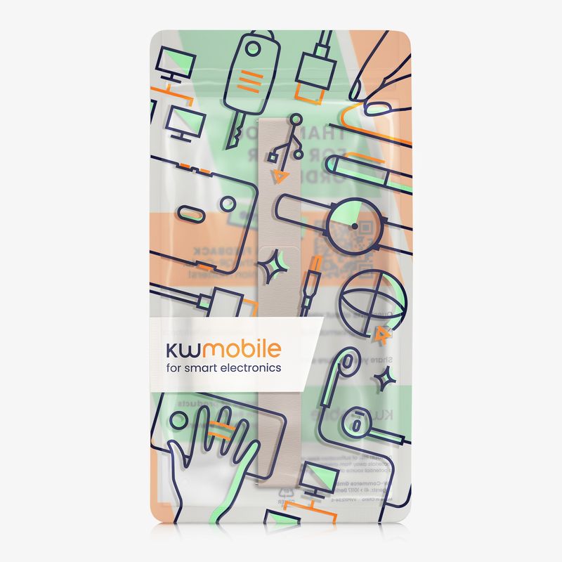Laptop, Telefoane si Tablete - Wearables si gadgeturi - Wearables - Accesorii wearables - Curea pentru smartwatch Kwmobile pentru Amazfit GTS, GTS 2, GTS 2e, GTS 3, inchidere magnetica, silicon, bej, portocaliu - Infinity.ro