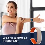 Laptop, Telefoane si Tablete - Wearables si gadgeturi - Wearables - Accesorii wearables - Curea pentru smartwatch Kwmobile pentru Amazfit GTS, GTS 2, GTS 2e, GTS 3, inchidere magnetica, silicon, bej, portocaliu - Infinity.ro