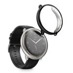 Laptop, Telefoane si Tablete - Wearables si gadgeturi - Wearables - Accesorii wearables - Set 2 huse smartwatch Kwmobile pentru Amazfit Active 2 (A2437), antizgarieturi, flexibil, silicon, transparent, negru - Infinity.ro