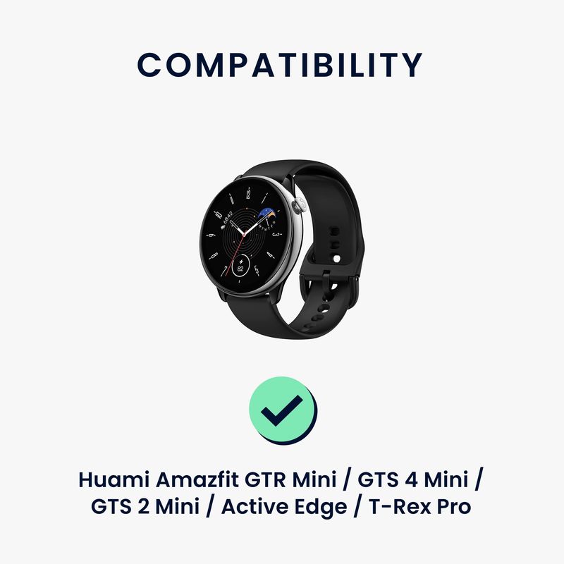 Laptop, Telefoane si Tablete - Wearables si gadgeturi - Wearables - Accesorii wearables - Cablu alimentare Kwmobile pentru Amazfit GTR Mini, GTS 4 Mini, GTS 2 Mini, Active Edge, incarcare, plastic, negru - Infinity.ro