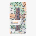 Laptop, Telefoane si Tablete - Wearables si gadgeturi - Wearables - Accesorii wearables - Curea pentru smartwatch Kwmobile pentru Samsung Galaxy Fit 3, curea reglabila, nailon, portocaliu, rosu - Infinity.ro