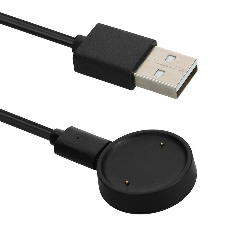Laptop, Telefoane si Tablete - Wearables si gadgeturi - Wearables - Accesorii wearables - Cablu alimentare Kwmobile pentru Amazfit Bip 6, Active 2 (A2437), Active 2 Square (A2434), incarcare, plastic, negru - Infinity.ro