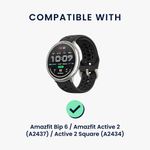 Laptop, Telefoane si Tablete - Wearables si gadgeturi - Wearables - Accesorii wearables - Cablu alimentare Kwmobile pentru Amazfit Bip 6, Active 2 (A2437), Active 2 Square (A2434), incarcare, plastic, negru - Infinity.ro