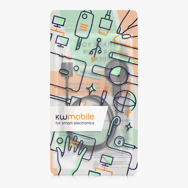 Laptop, Telefoane si Tablete - Wearables si gadgeturi - Wearables - Accesorii wearables - Cablu alimentare Kwmobile pentru Amazfit Bip 6, Active 2 (A2437), Active 2 Square (A2434), incarcare, plastic, negru - Infinity.ro