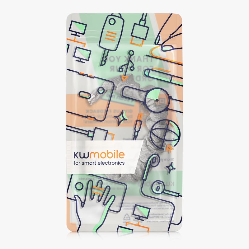 Laptop, Telefoane si Tablete - Wearables si gadgeturi - Wearables - Accesorii wearables - Curea pentru smartwatch Kwmobile pentru Samsung Galaxy Fit 3, material flexibil, bumbac, gri - Infinity.ro