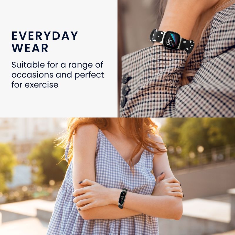 Laptop, Telefoane si Tablete - Wearables si gadgeturi - Wearables - Accesorii wearables - Curea pentru smartwatch Kwmobile pentru Samsung Galaxy Fit 3, material flexibil, bumbac, gri - Infinity.ro