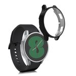 Laptop, Telefoane si Tablete - Wearables si gadgeturi - Wearables - Accesorii wearables - Set 2 huse smartwatch Kwmobile pentru Samsung Galaxy Watch 4 (40 mm), antizgarieturi, flexibil, silicon, negru, argintiu - Infinity.ro
