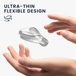 Laptop, Telefoane si Tablete - Wearables si gadgeturi - Wearables - Accesorii wearables - Set 2 huse smartwatch Kwmobile pentru Fitbit Versa 3, Sense, antizgarieturi, flexibil, silicon, transparent, argintiu - Infinity.ro