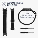 Laptop, Telefoane si Tablete - Wearables si gadgeturi - Wearables - Accesorii wearables - Curea pentru smartwatch Kwmobile pentru Amazfit T-Rex, T-Rex Pro, curea reglabila, nailon, negru - Infinity.ro
