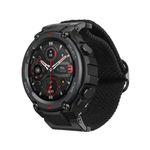 Laptop, Telefoane si Tablete - Wearables si gadgeturi - Wearables - Accesorii wearables - Curea pentru smartwatch Kwmobile pentru Amazfit T-Rex, T-Rex Pro, curea reglabila, nailon, negru - Infinity.ro