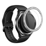 Laptop, Telefoane si Tablete - Wearables si gadgeturi - Wearables - Accesorii wearables - Rama smartwatch Kwmobile pentru Xiaomi Watch S4, Watch S4 eSIM, Watch S3, antizgarieturi, antipraf, aluminiu, argintiu - Infinity.ro