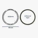 Laptop, Telefoane si Tablete - Wearables si gadgeturi - Wearables - Accesorii wearables - Rama smartwatch Kwmobile pentru Xiaomi Watch S4, Watch S4 eSIM, Watch S3, antizgarieturi, antipraf, aluminiu, argintiu - Infinity.ro